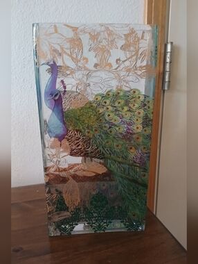 Peacock Vase